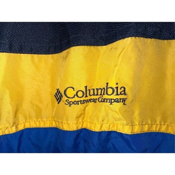 Vintage Columbia Sportswear Company Bugaboo Blue Yellow Black Mens Medium Jacket - Picture 3 of 9